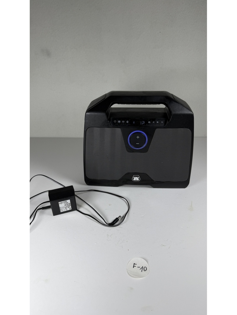 G-Project G-BOOM3 Bluetooth Wireless Boombox Speaker - Black - F-10